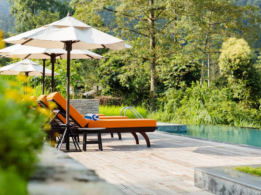The Pavilions Himalayas The Farm Pokhara Esterno foto